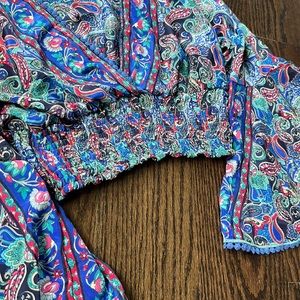 Made in ITALY NWT paisley pants set